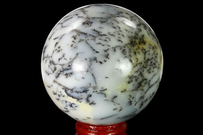 Polished Dendritic Agate Sphere - Madagascar #157641